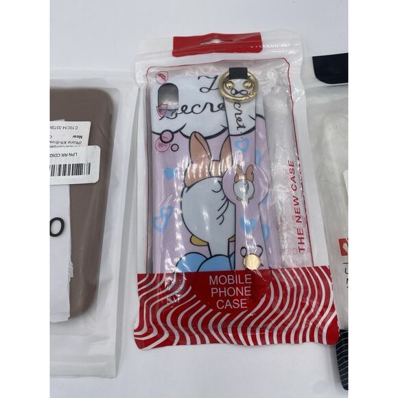 Lot Of 3 iPhone XR Phone Cases New Mixed Colors/Styles( Disney, Clear, Brown) - Picture 4 of 5